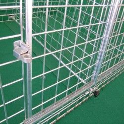 Transportbox aus geformtem Drahtgitter für Hunde
