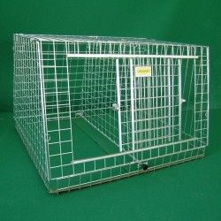 Transportbox aus geformtem Drahtgitter für Hunde