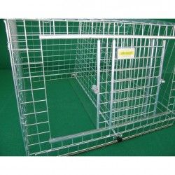 Transportbox aus geformtem Drahtgitter für Hunde