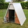 Isolierte Mini-Hühnerstall