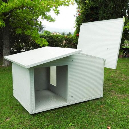 Isolierte Hundehütte outdoor für große Hunde mit Veranda | Ferranti