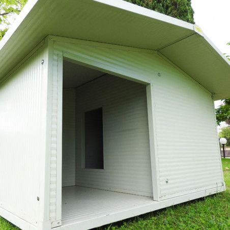 Isolierte Hundehütte outdoor für große Hunde mit Veranda | Ferranti