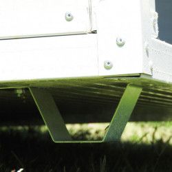 Hundehütte Isolierte mit Veranda