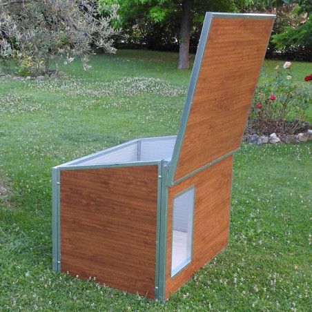 Isolierte Hundehütte outdoor xxl für große Hunde | Ferranti
