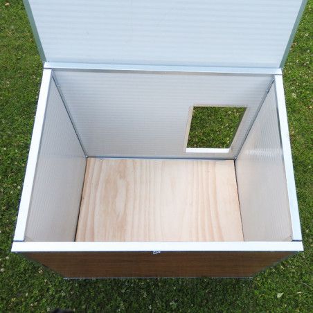 Isolierte Hundehütte outdoor xxl für große Hunde | Ferranti