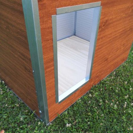 Isolierte Hundehütte outdoor xxl für große Hunde | Ferranti