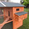 Hühnerstall für 10 Hühner aus Holz