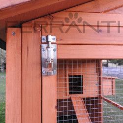 Hühnerstall für 10 Hühner aus Holz