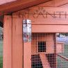 Hühnerstall für 10 Hühner aus Holz