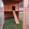 Hühnerstall für 10 Hühner aus Holz