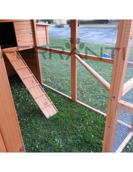 Hühnerstall aus Holz - Hühnerhaus für 10 Hühner | Ferranti