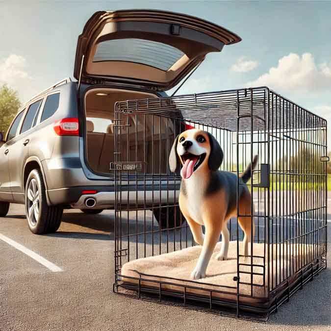 Die richtige Transportbox für Hunde