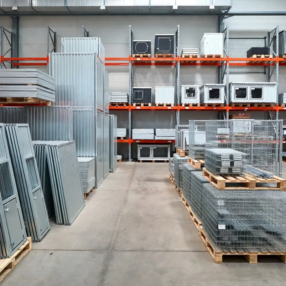 Produktion von Au&szlig;en-Hundezwingern 1